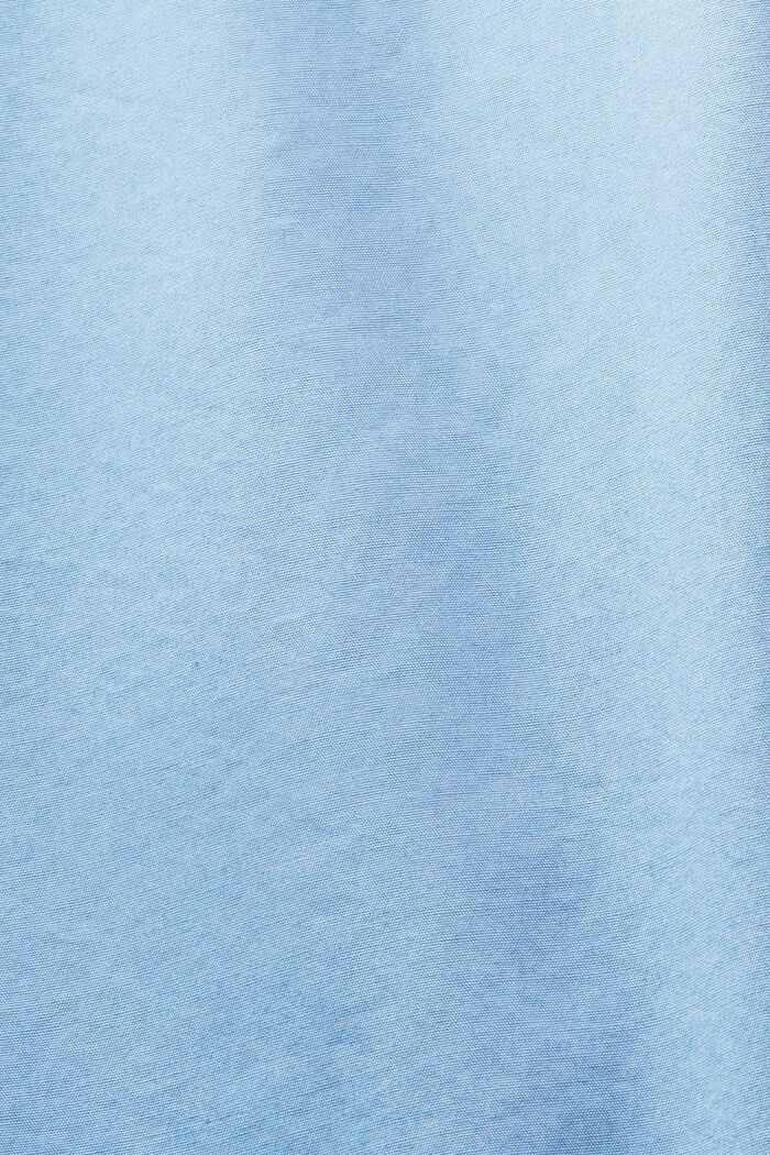 Button down-skjorte i poplin, 100 % bomuld, LIGHT BLUE, detail image number 6