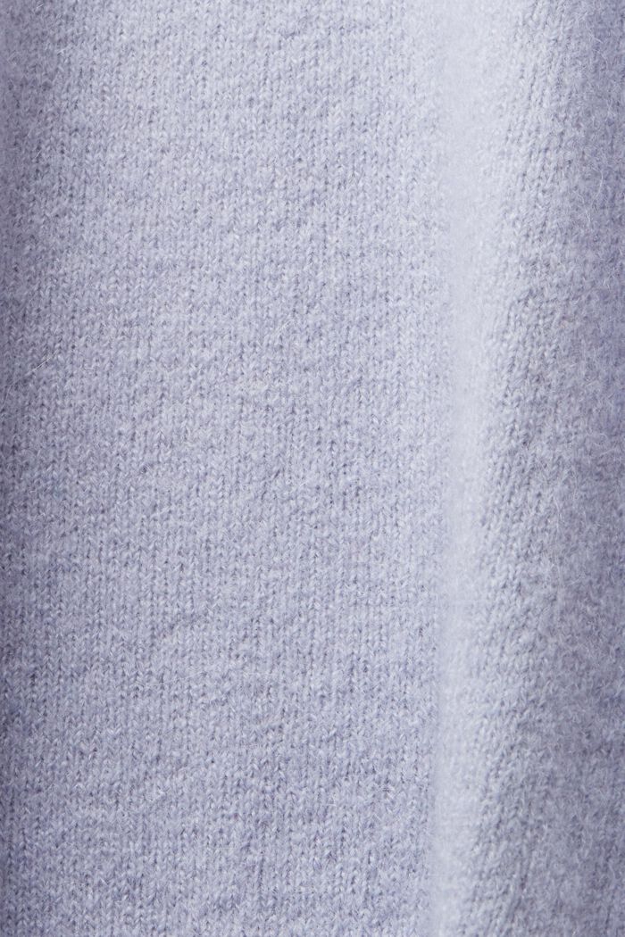 Sweater i uldmiks med rund hals, LIGHT BLUE LAVENDER, detail image number 5