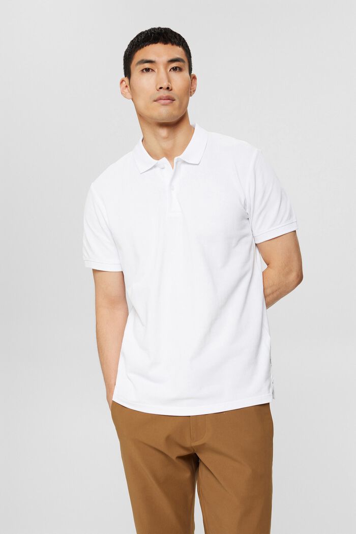 Poloshirt, WHITE, overview