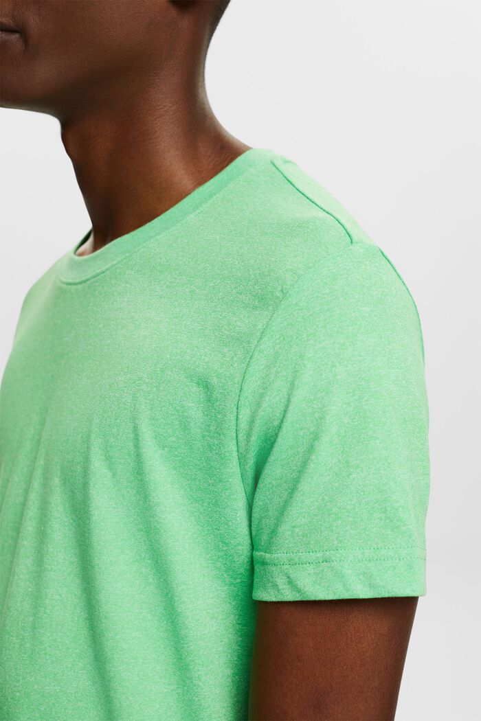 Melange-T-shirt, CITRUS GREEN, detail image number 3