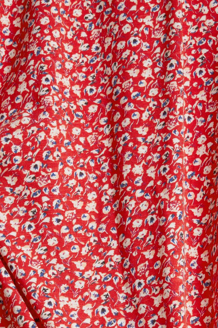 Langærmet i skjortelook, økologisk bomuldsblanding, RED, detail image number 1