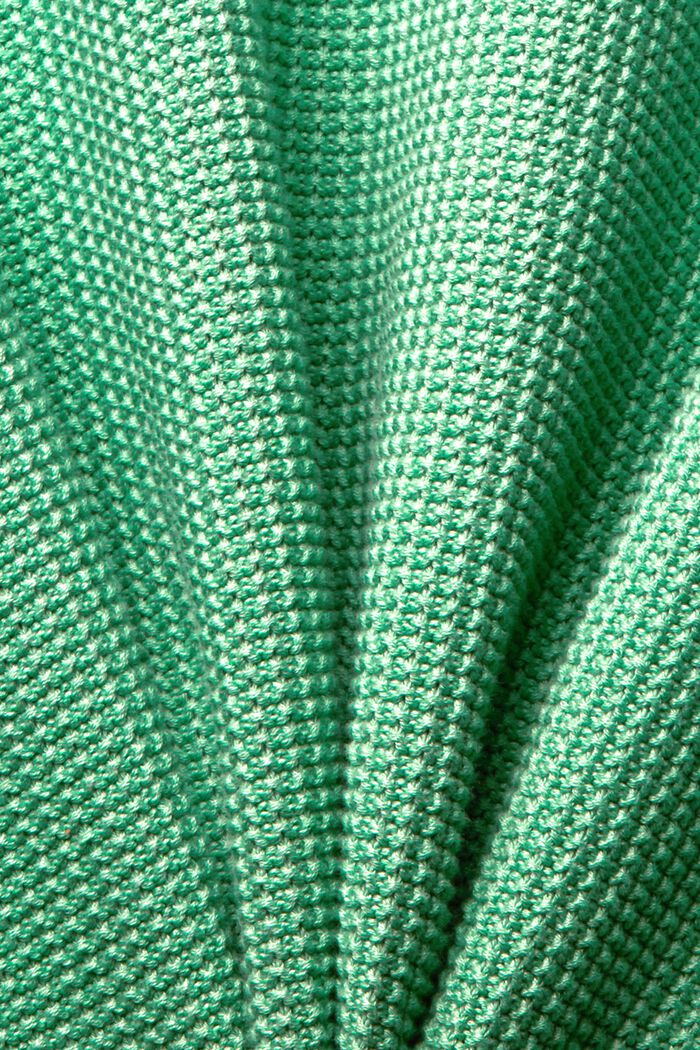 Pullover i ren bomuld, GREEN, detail image number 1