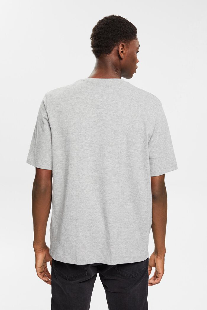 Melange-T-shirt, LENZING™ ECOVERO™, MEDIUM GREY, detail image number 3