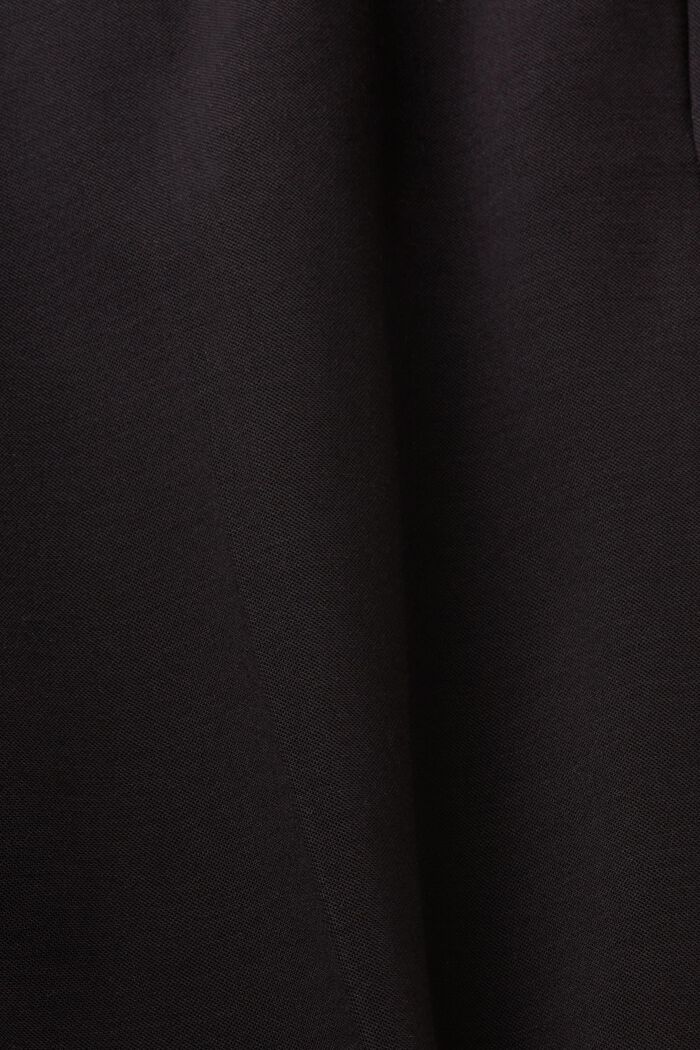 Bukser med høj talje og bælte, BLACK, detail image number 6