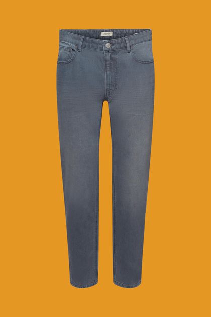 Jeans i en afslappet slim fit-pasform, GREY BLUE, overview