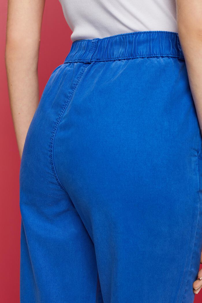 Cropped pull on-chinos, BRIGHT BLUE, detail image number 4