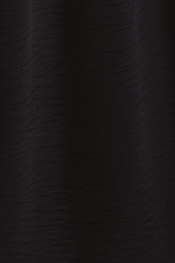 Crepe-mininederdel, BLACK, detail image number 6
