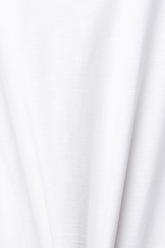 Jersey-T-shirt, 100% bomuld, WHITE, detail image number 4