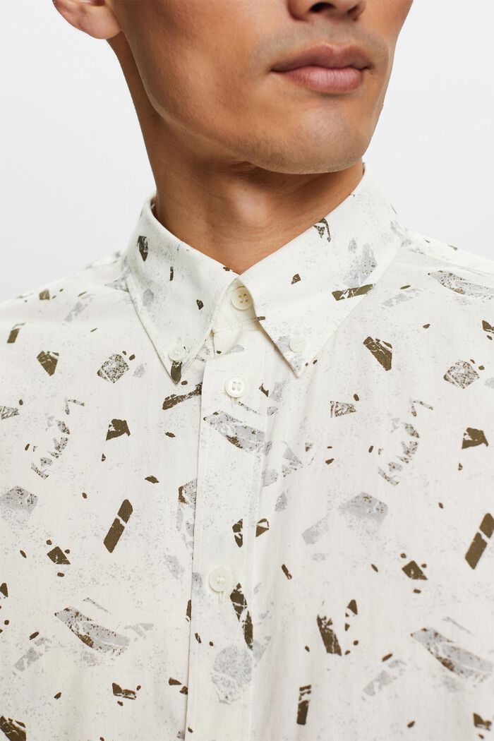 Mønstret bomuldsskjorte, ICE, detail image number 1