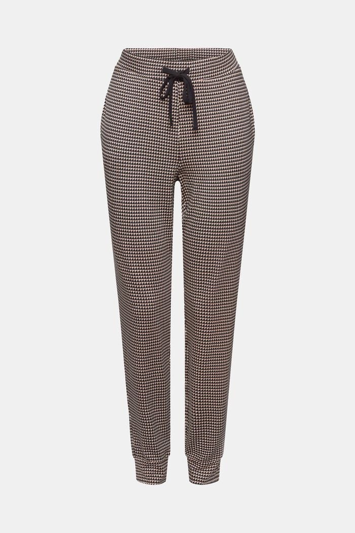 Pyjamasbukser med allover-mønster, BLACK, detail image number 6
