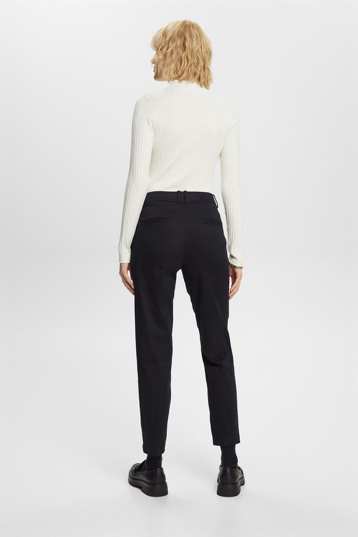 Slim fit-bukser med høj talje, BLACK, detail image number 3