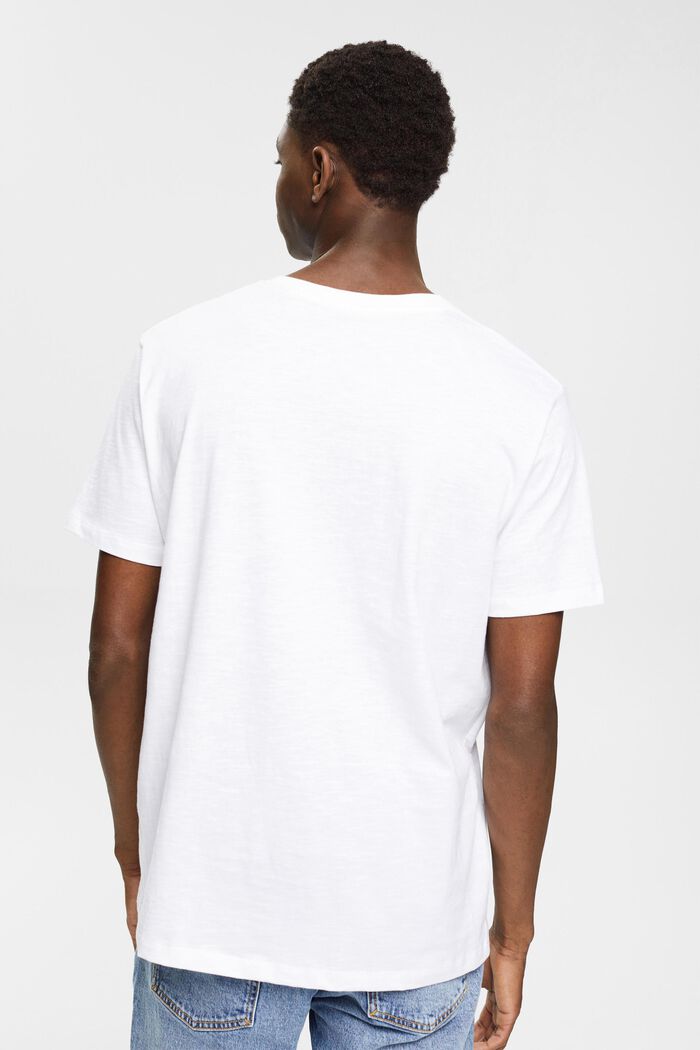 Jersey-T-shirt, 100% bomuld, WHITE, detail image number 3