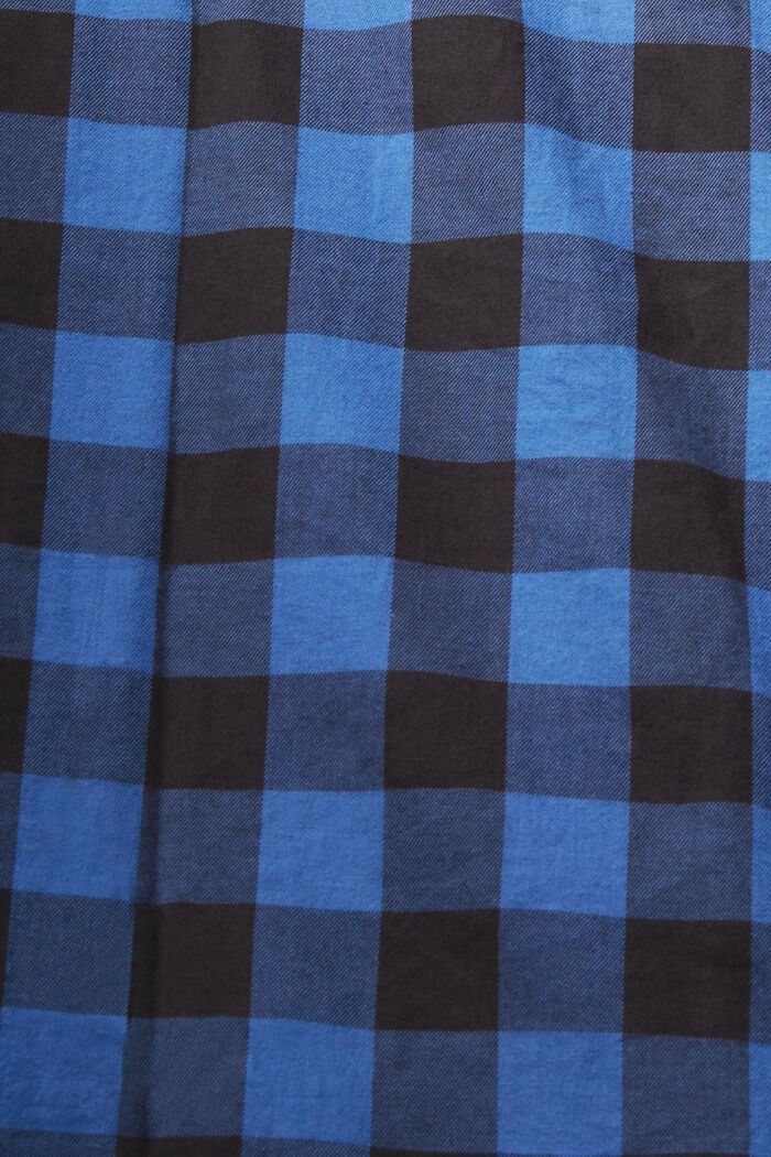 Flonelskjorte med vichytern, i bæredygtig bomuld, BLUE, detail image number 1