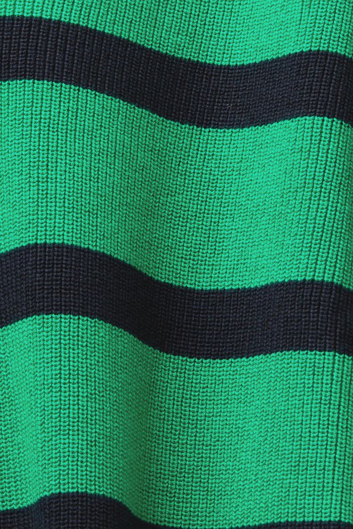 Pullover med flagermusærmer, 100 % bomuld, GREEN, detail image number 4