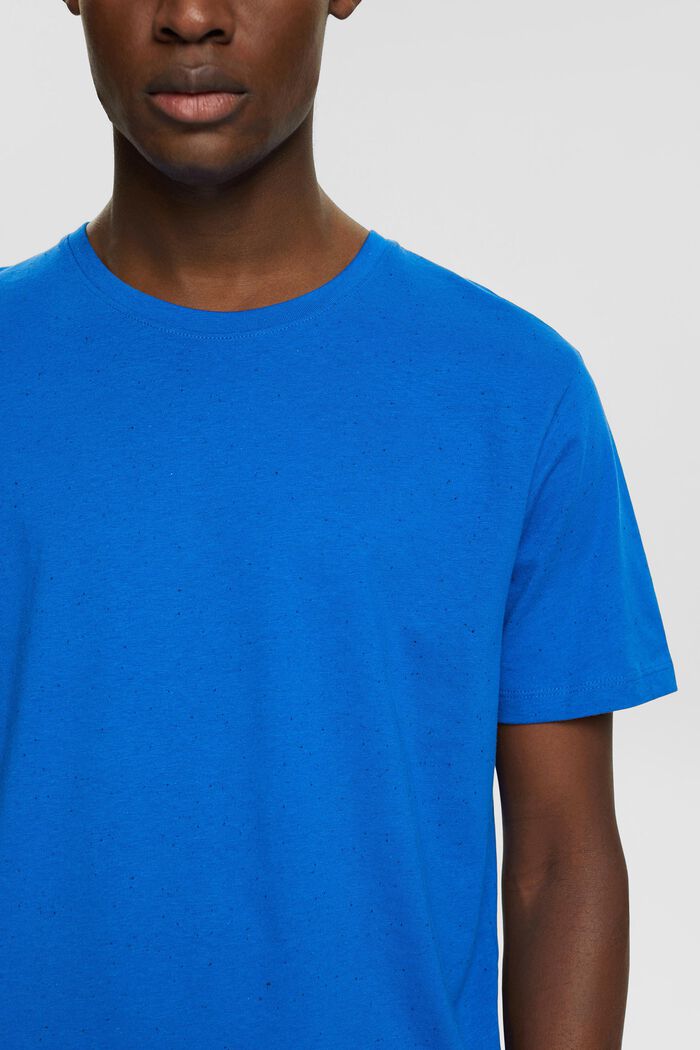 Nistret jersey-T-shirt, BLUE, detail image number 2