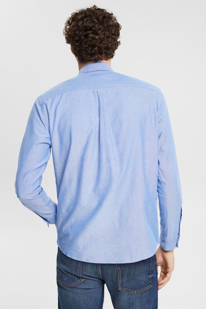 Skjorte med button down-krave, BLUE, detail image number 3