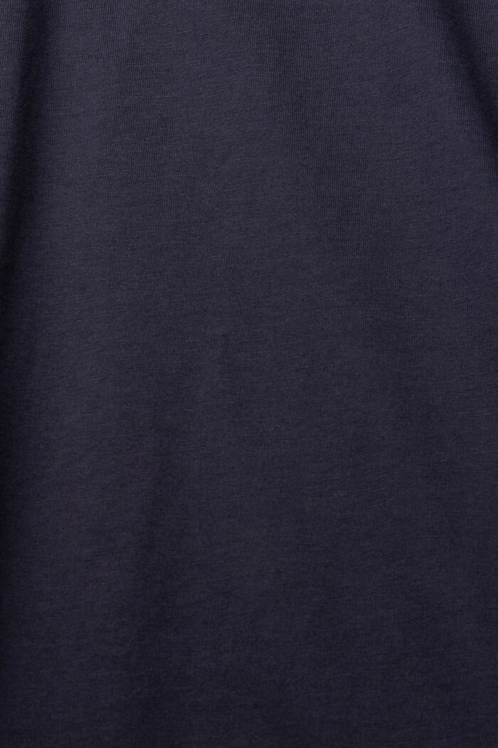 Jersey-T-shirt, 100% bomuld, NAVY, detail image number 6