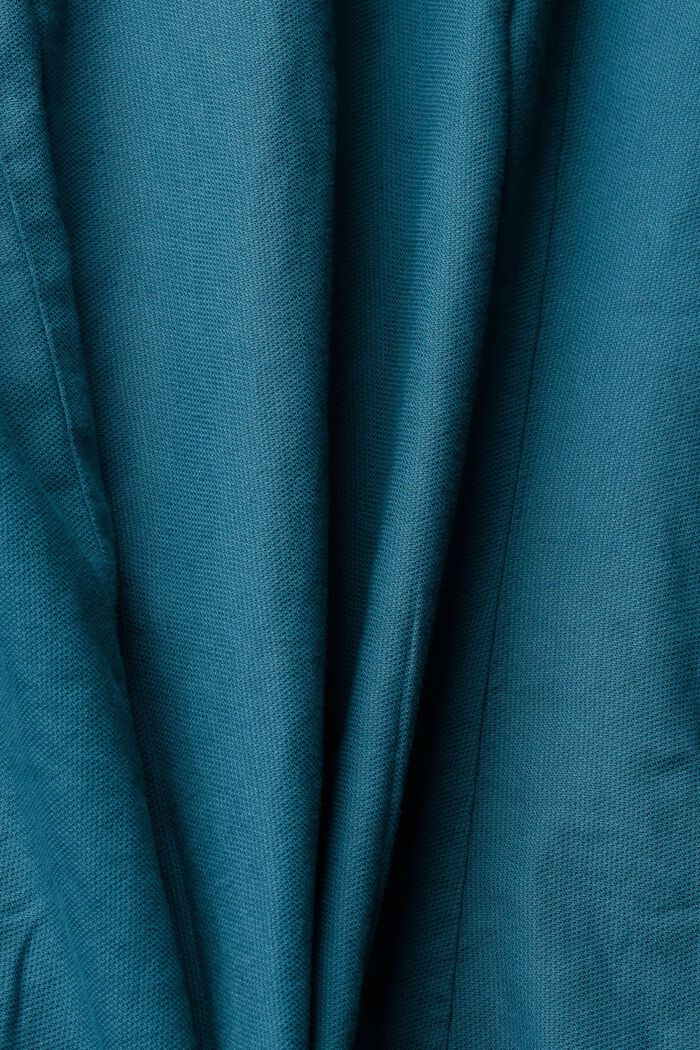Button down-skjorte i bomuld, DARK TURQUOISE, detail image number 5