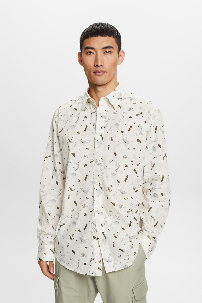 Mønstret bomuldsskjorte, ICE, detail image number 2