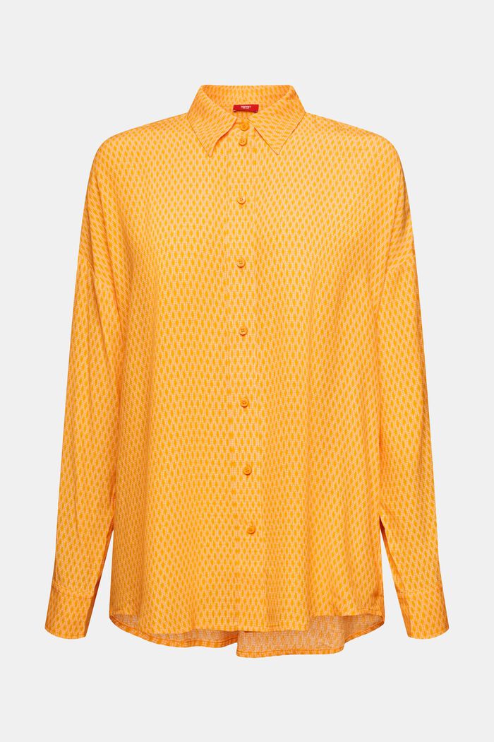 Button down-skjorte med print, NUDE, detail image number 6
