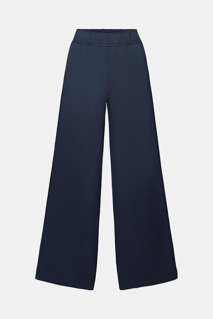 Pull on-bukser med vide ben, PETROL BLUE, detail image number 6