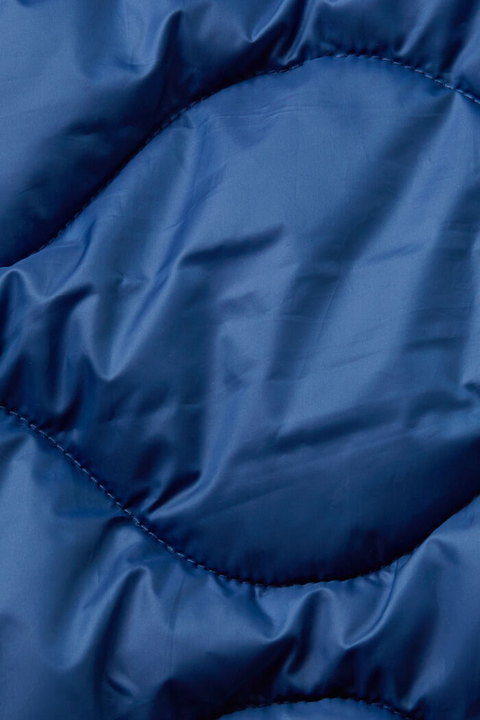 Genanvendt: dynejakke og hættetrøje i et, GREY BLUE, detail image number 6