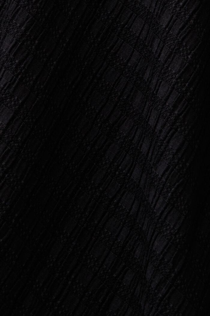 Krøllet midinederdel, BLACK, detail image number 5