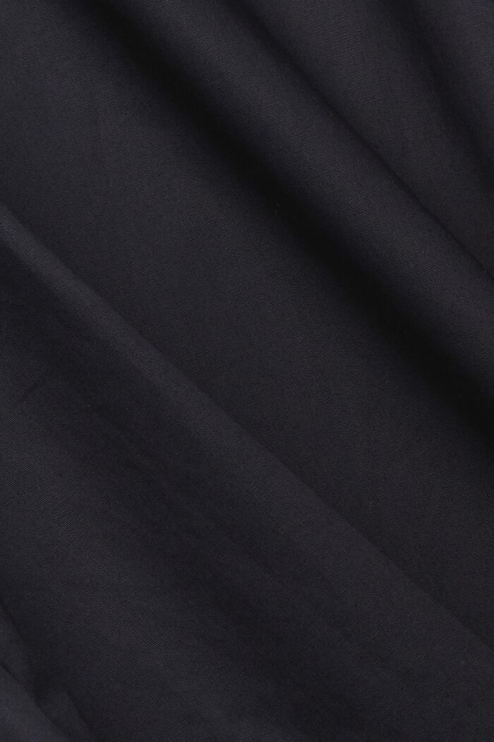 Skjorte i bæredygtig bomuld, BLACK, detail image number 5