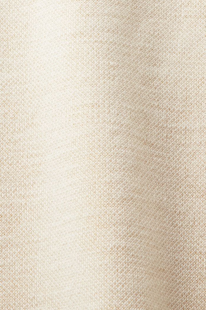 Ærmeløs minikjole i uldmiks, CREAM BEIGE, detail image number 6