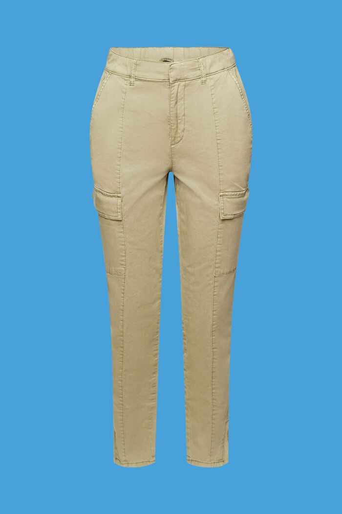 Klæbrig Den anden dag Limited ESPRIT-Bukser i cargo-stil med mellemhøj talje i vores onlinebutik