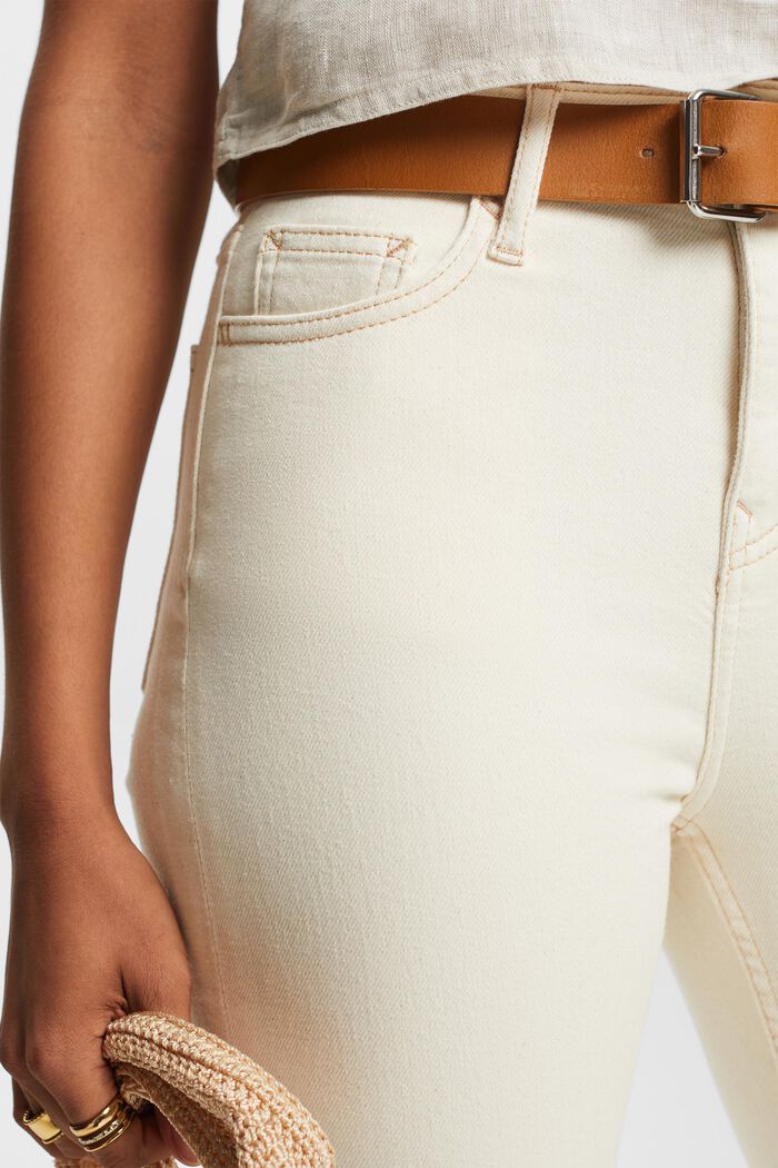 Bootcut-jeans med ultrahøj talje, OFF WHITE, detail image number 4