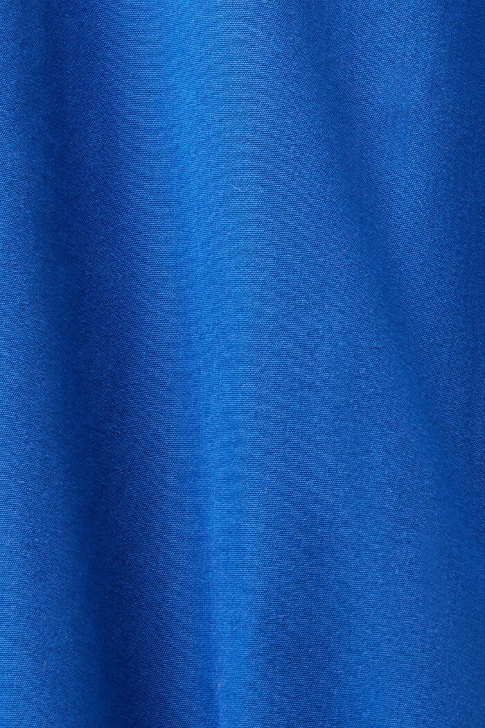 Skjorte i bomuldspoplin, BRIGHT BLUE, detail image number 5