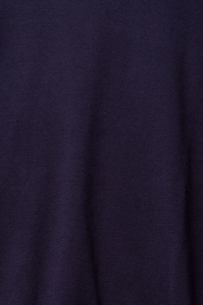 Sweater med bådudskæring, NAVY BLUE, detail image number 1