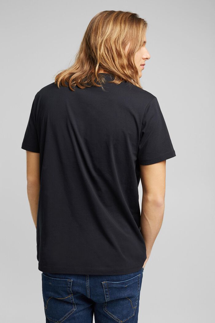 T-shirt i jersey af 100 % økologisk bomuld, BLACK, detail image number 3