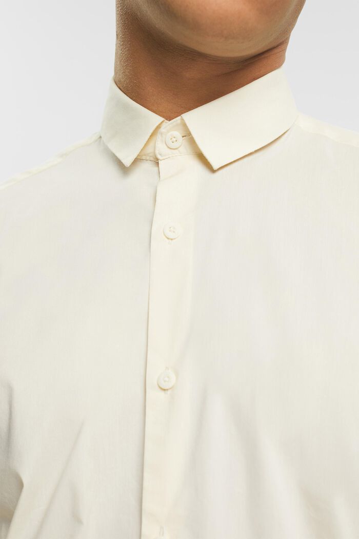 Shirt i slim fit, OFF WHITE, detail image number 0