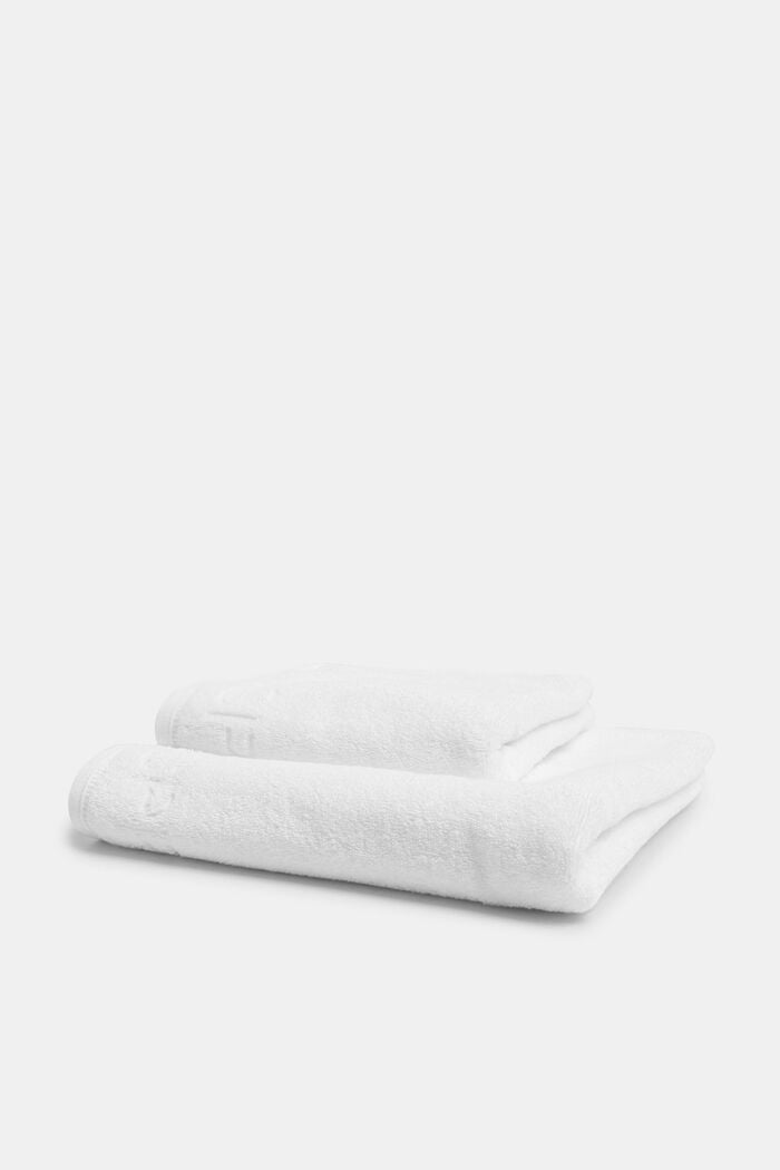 Med TENCEL™: Håndklædeserie af frotté, WHITE, detail image number 4