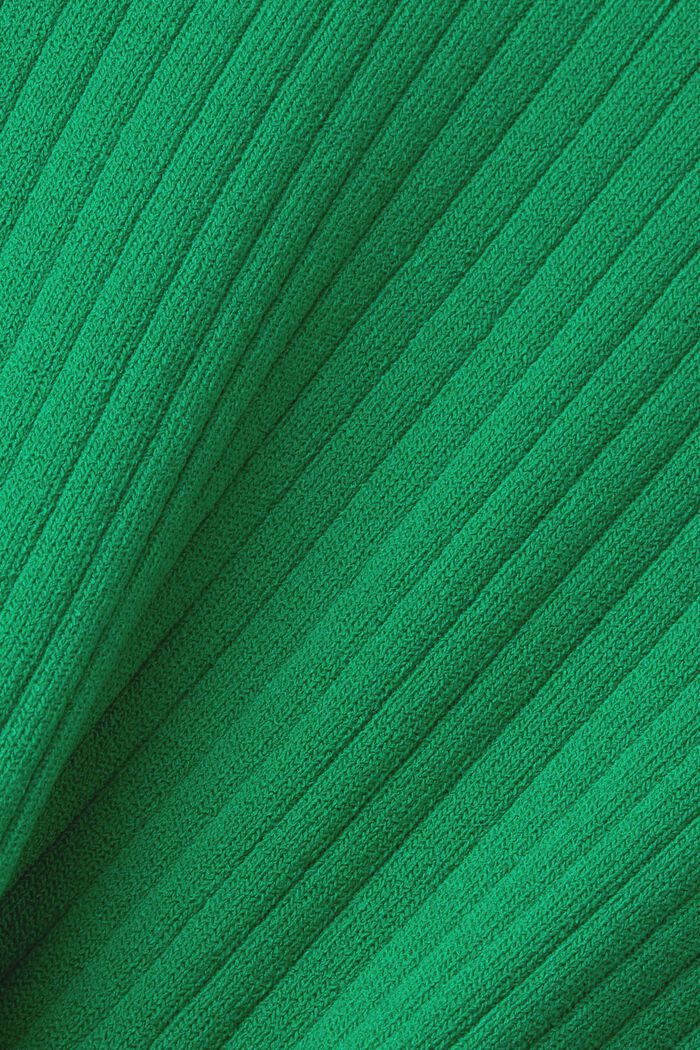 Pullover med rund hals og farveblok, EMERALD GREEN, detail image number 5