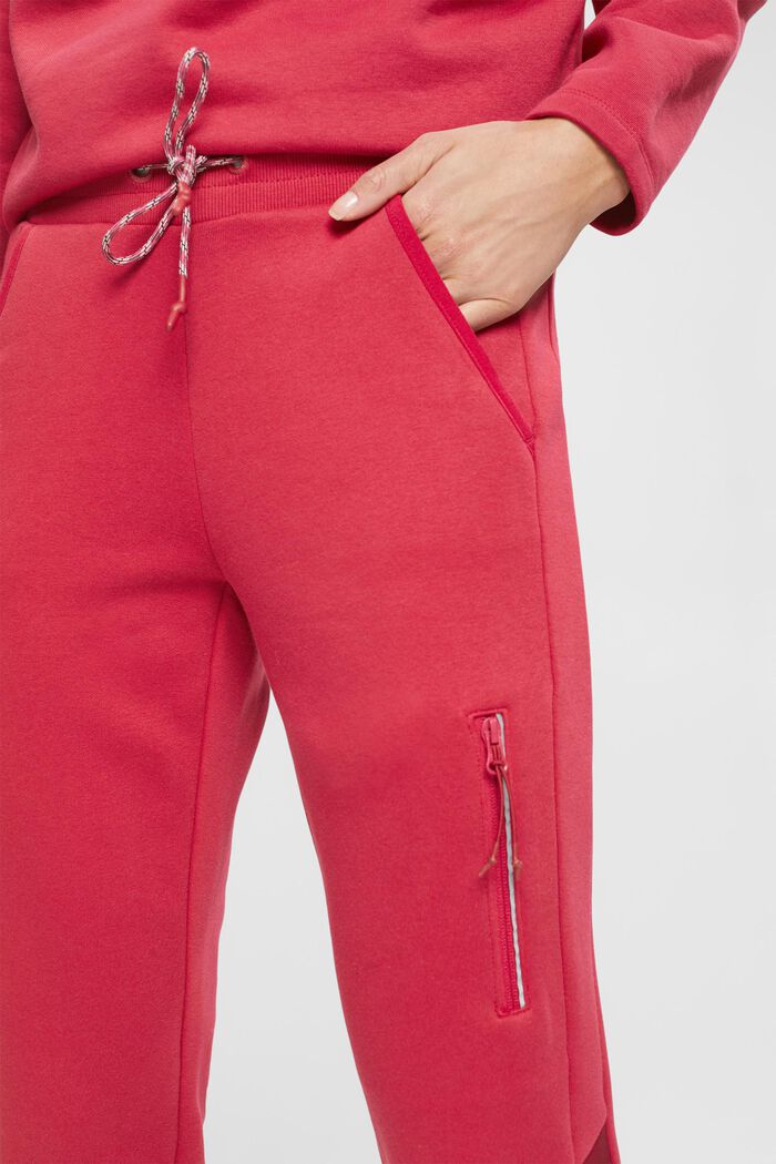 Sweatpants med lomme på benet, CHERRY RED, detail image number 4