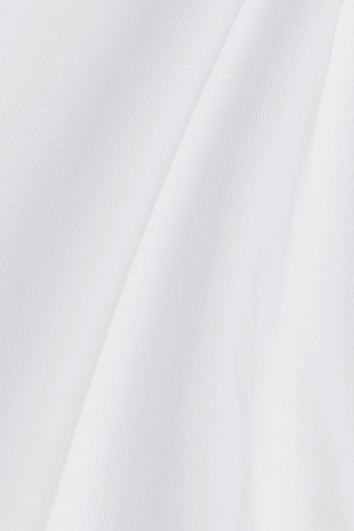 Jersey-T-shirt, 100% bomuld, WHITE, detail image number 4