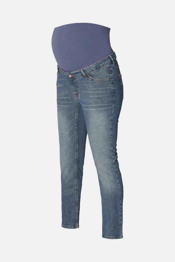 MATERNITY cropped skinny jeans, MEDIUM WASHED, detail image number 0