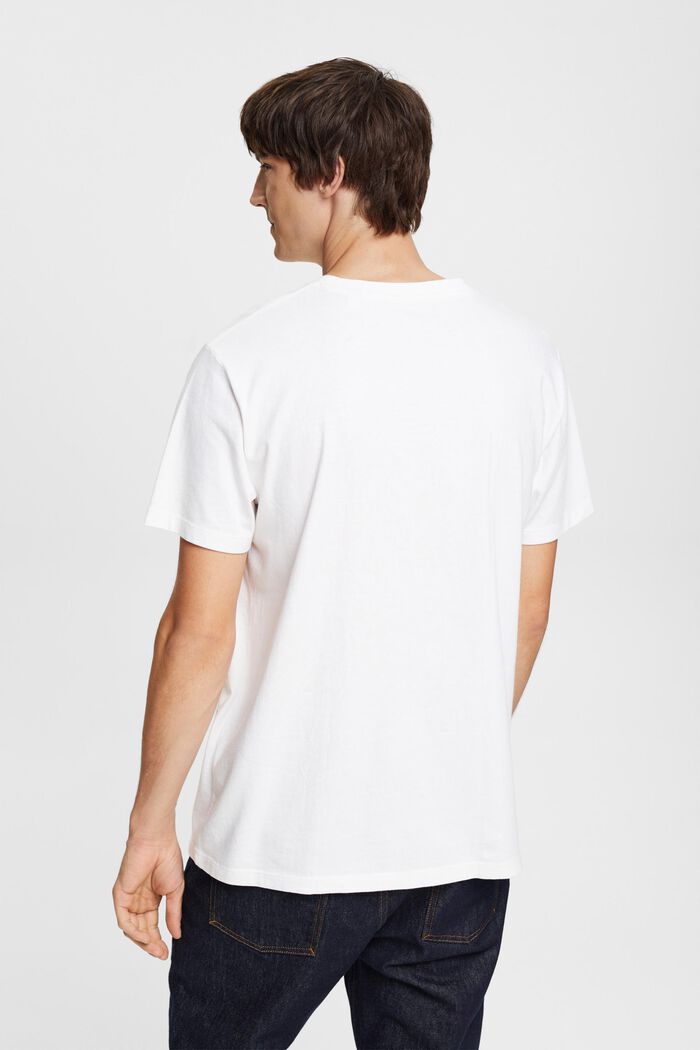 T-shirt med print, NEW WHITE, detail image number 4