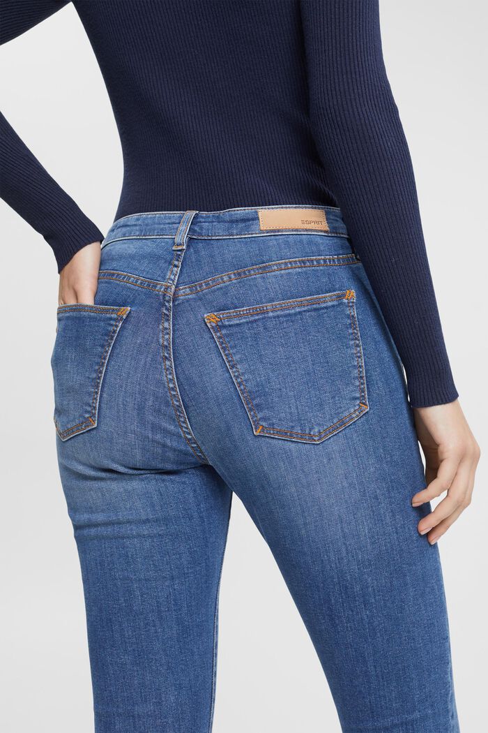 Skinny jeans i bæredygtig bomuld, BLUE MEDIUM WASHED, detail image number 2