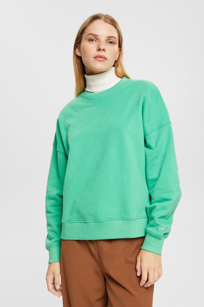 Sweatshirt, GREEN, detail image number 0