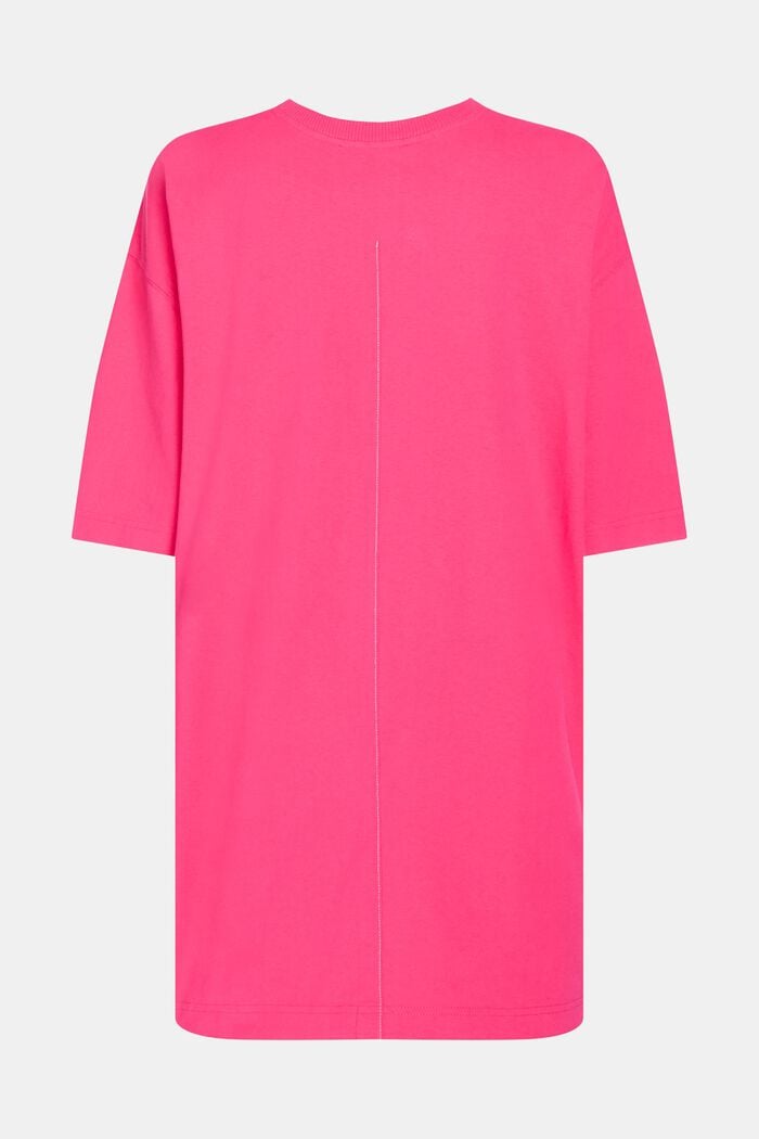 T-shirt-kjole med delfinmærke, PINK, detail image number 5