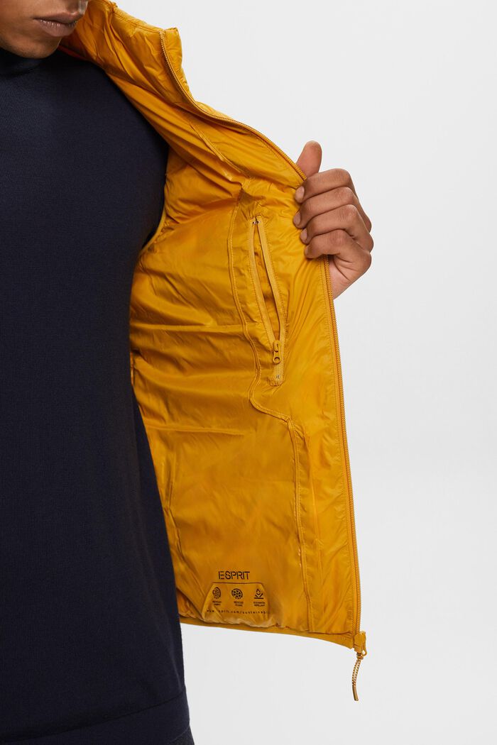 Puffervest, AMBER YELLOW, detail image number 2
