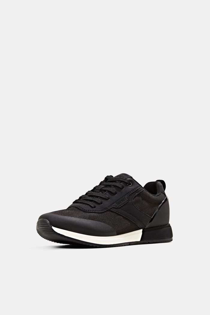 Sneakers med running-silhuet, BLACK, detail image number 2
