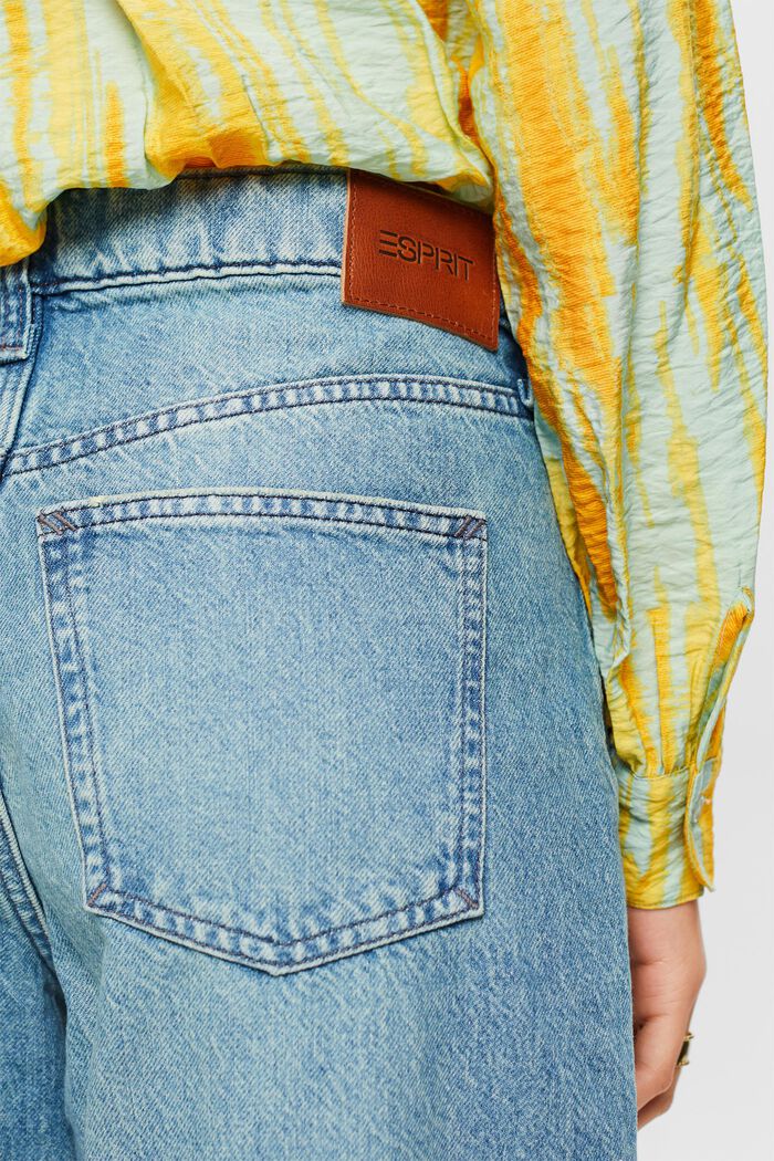 Løstsiddende retro-jeans med lav talje, BLUE LIGHT WASHED, detail image number 3