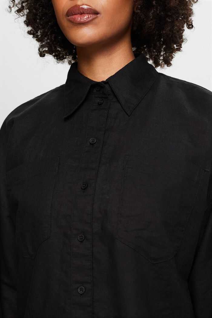Blouses woven, BLACK, detail image number 3