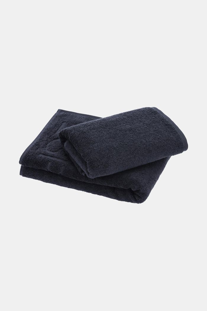 2-pak håndklæder, NAVY BLUE, detail image number 0
