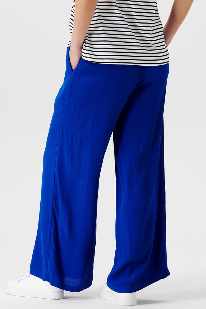 MATERNITY bukser med vide ben, ELECTRIC BLUE, detail image number 1